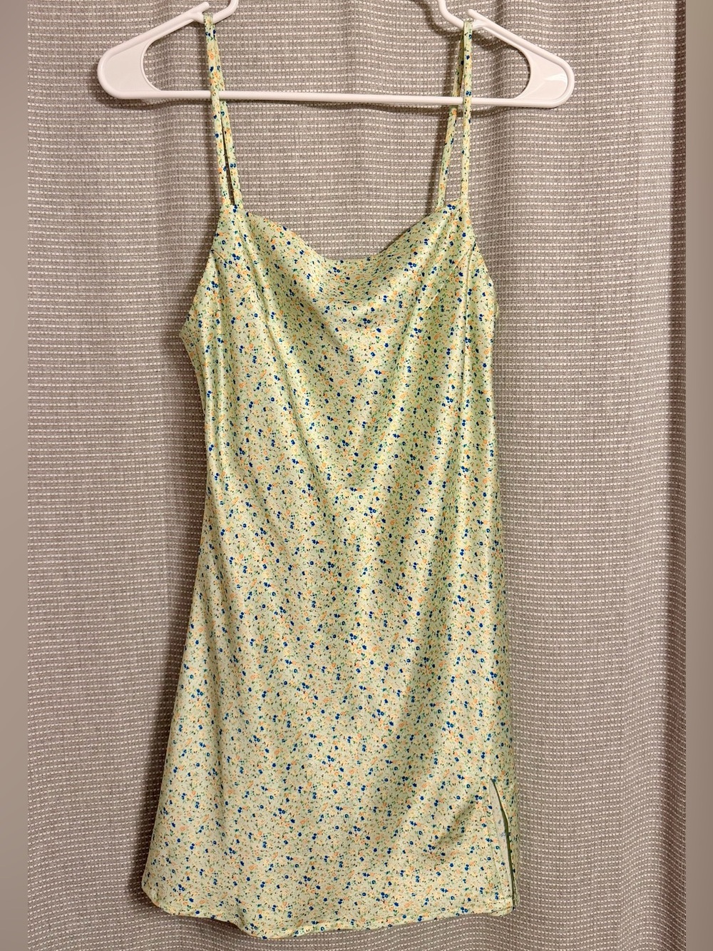 Princess Polly Pale Yellow Floral Slip Cami